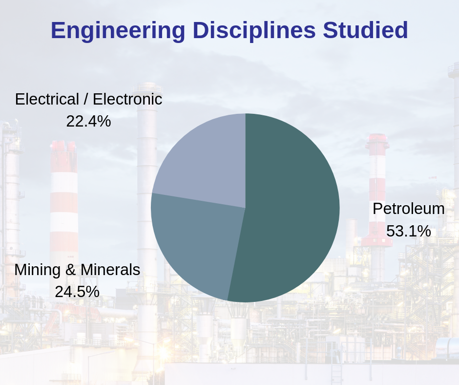 Engineering disciplines studied in Kenya