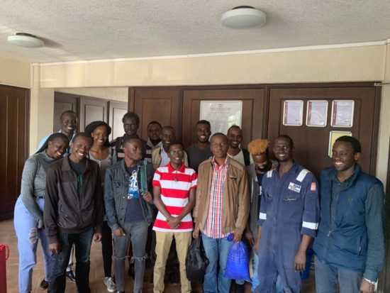 Nairobi University Petroleum Engineers spend the day at Bentworth Energy